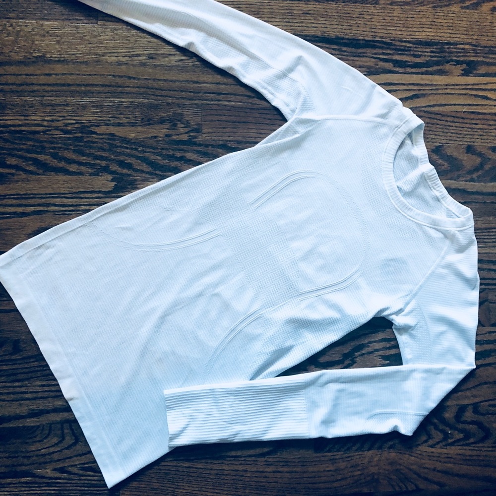 Lululemon Swiftly Tech Long Sleeve Crew *White*